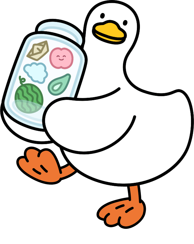 Quabble Bottle Character